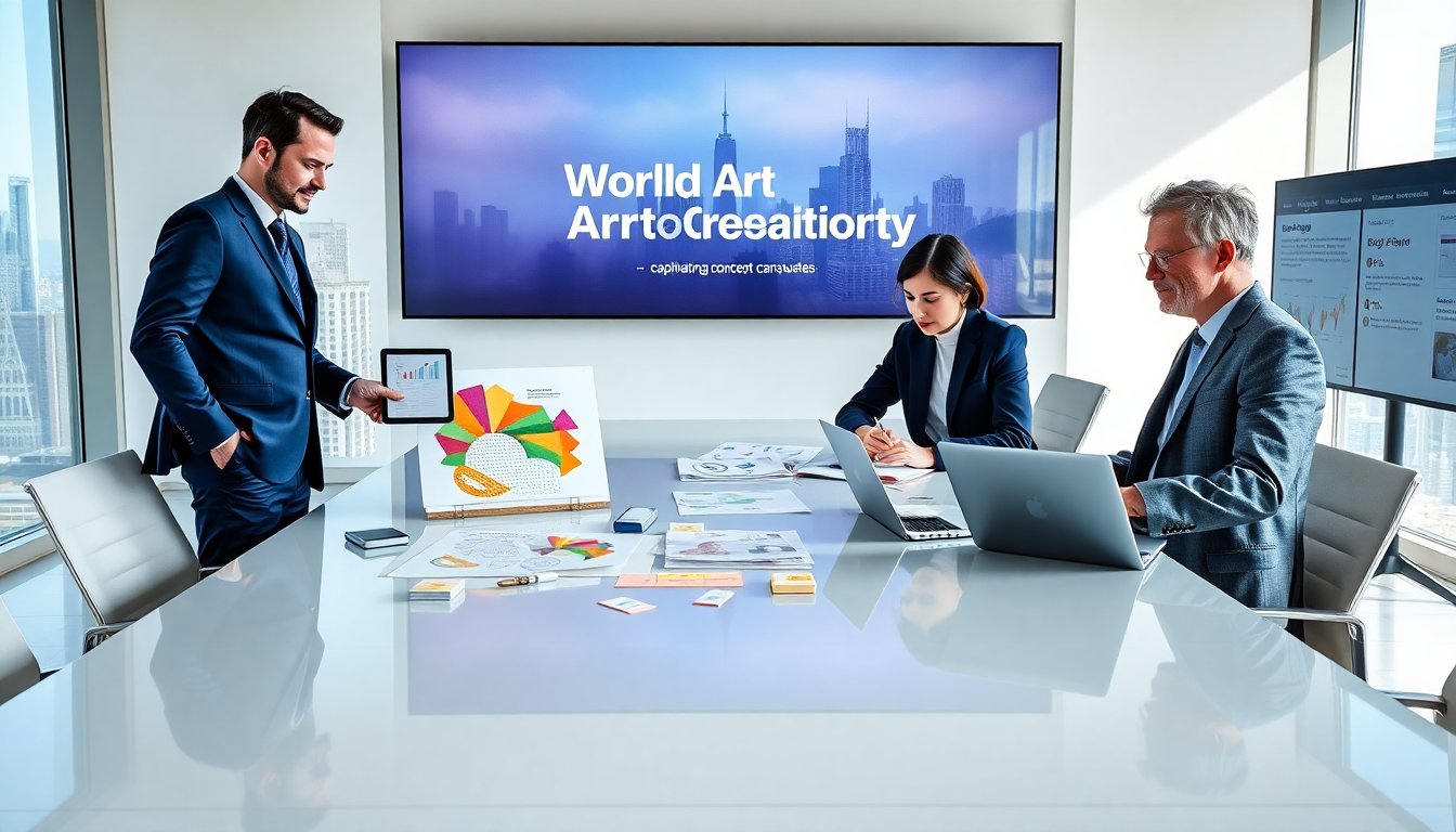 world art creativity bizfusionwork captivating concept encapsulates